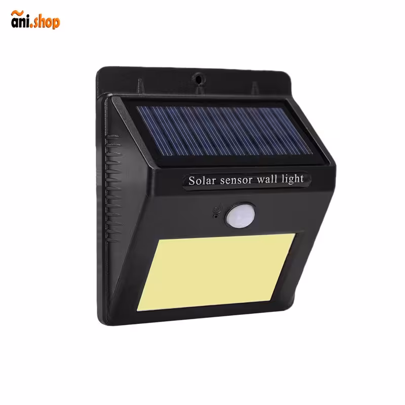 چراغ COB دیواری خورشیدی به همراه سنسور   PIR