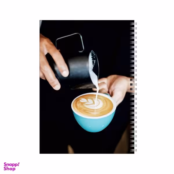 دفتر مشق 80 برگ بامبیلیپ طرح قهوه کد 0345835