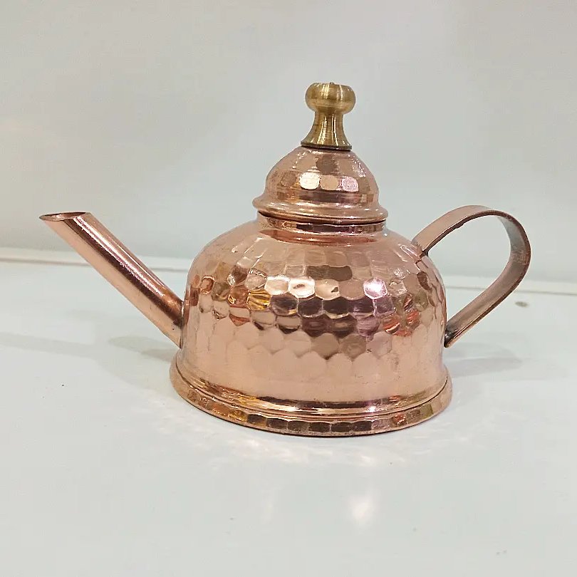 قوری زعفران مسی