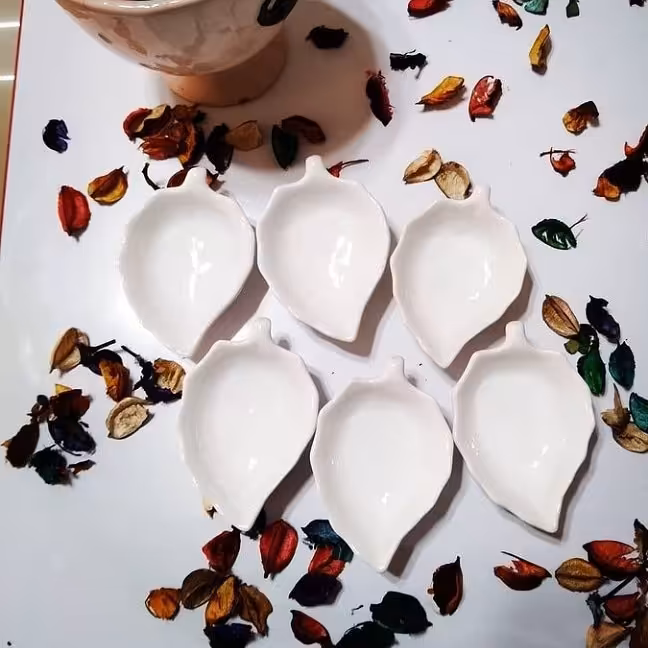 کاسه برگ سایز کوچک 6 عددی 
مناسب برای مربا و زیتون وترشی و...