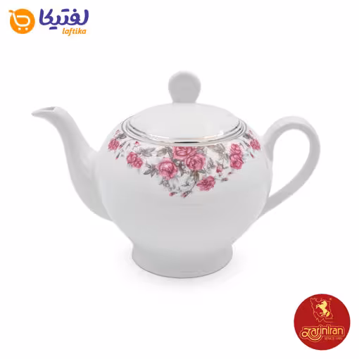 قوری چینی زرین ایتالیا اف طرح آران سایز 8