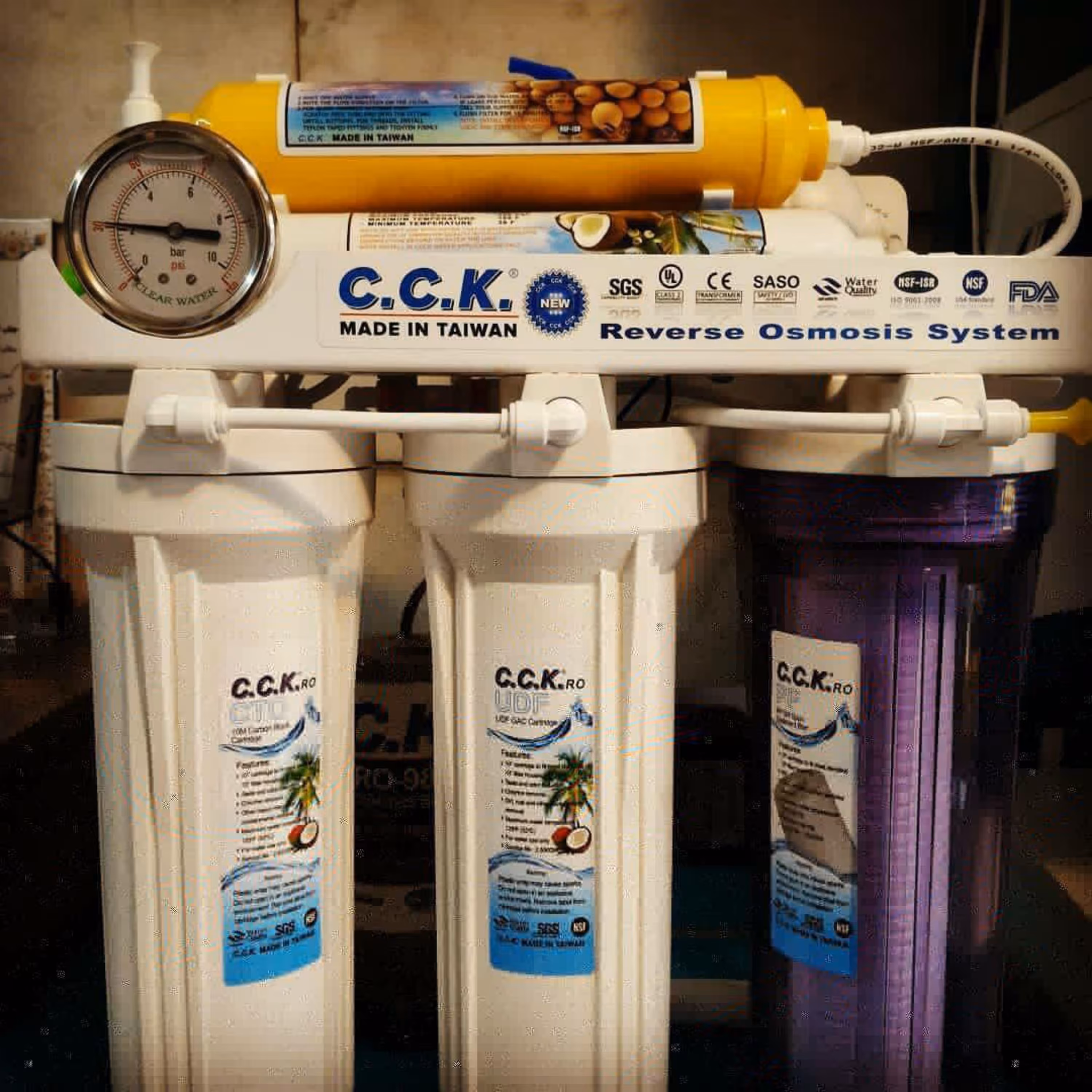 دستگاه تصفیه اب 6 مرحله ای  سی سی  کا 