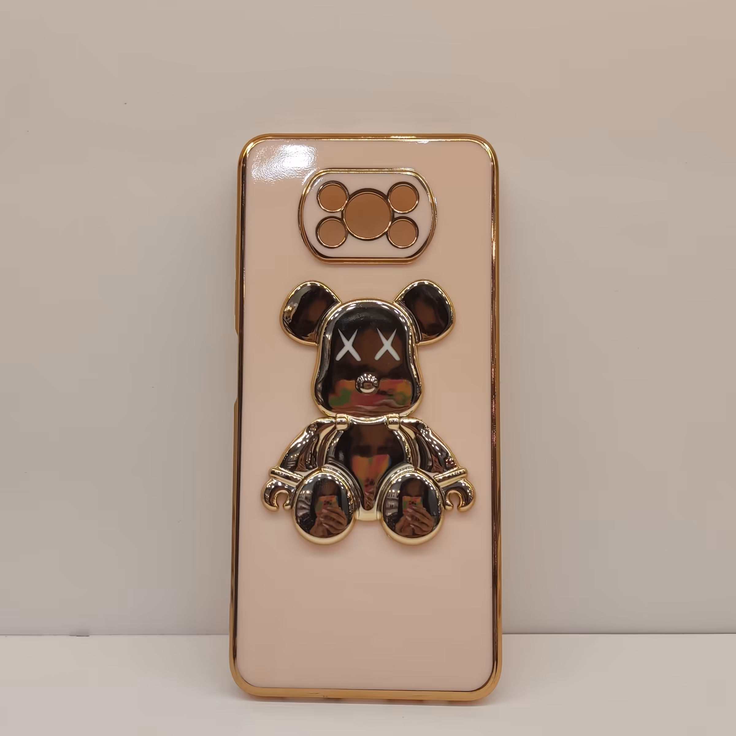 گارد استندی خرسی مدل pocox3صورتی