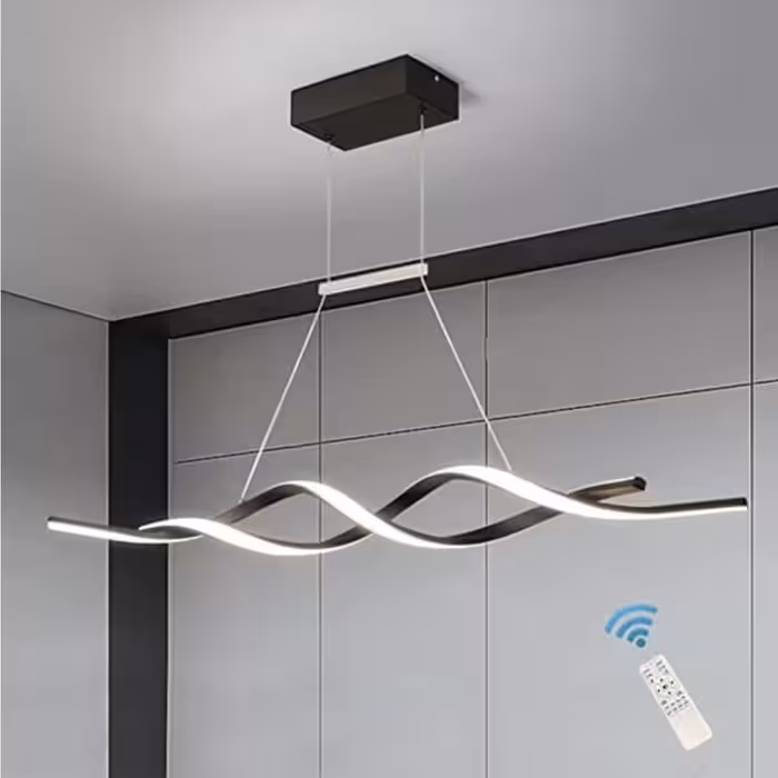 لوستر مدرن -چراغ ال ای دی خطی  طرح پیچشی  مدرن کد PB1

