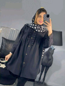 مانتو اسپرت زنانه نخی مدل 200157