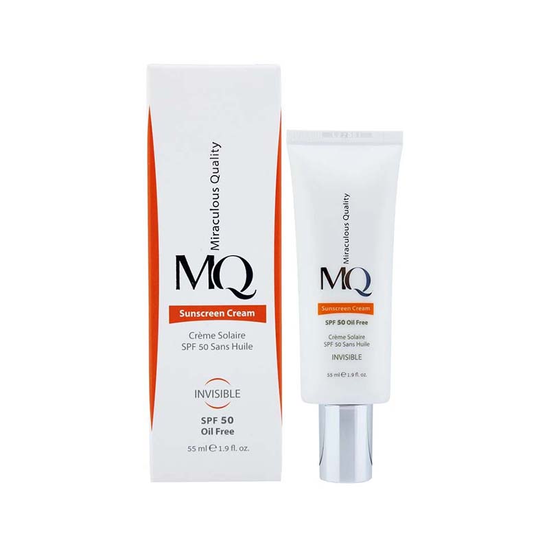 ضدآفتاب بی رنگ MQ ام کیو SPF50 حجم 55 میل | خرید + قیمت