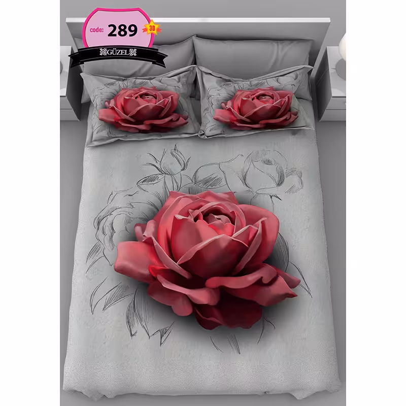 روتختی 3D دو نفره GUZEL مدل CG289