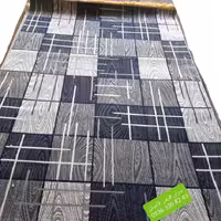 گلیم فرش ماشینی 9 متری 2.50در3.50متری طرح چوب رنگ دودی 