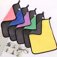 دستمال نانو میکرو فایبر  حوله ای  ✔️سایز40در30 ✔️تراکم بالا و کیفیت عالی👌 ✔️جذب آب فوق العاده بالا تا 7 برابر