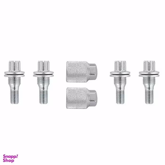 پیچ چرخ و رینگ ضد سرقت خودرو چیکال (Chikal) مدل M-58 مناسب برای دنا مجموعه 6 عددی