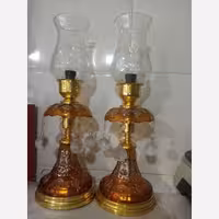 شمعدانی برقی طلایی