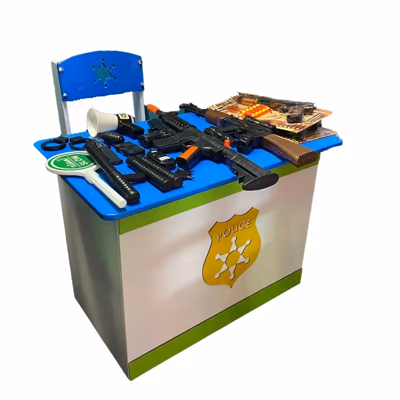 اسباب بازی مشاغل مدل میز و صندلی پلیس کد 6460400