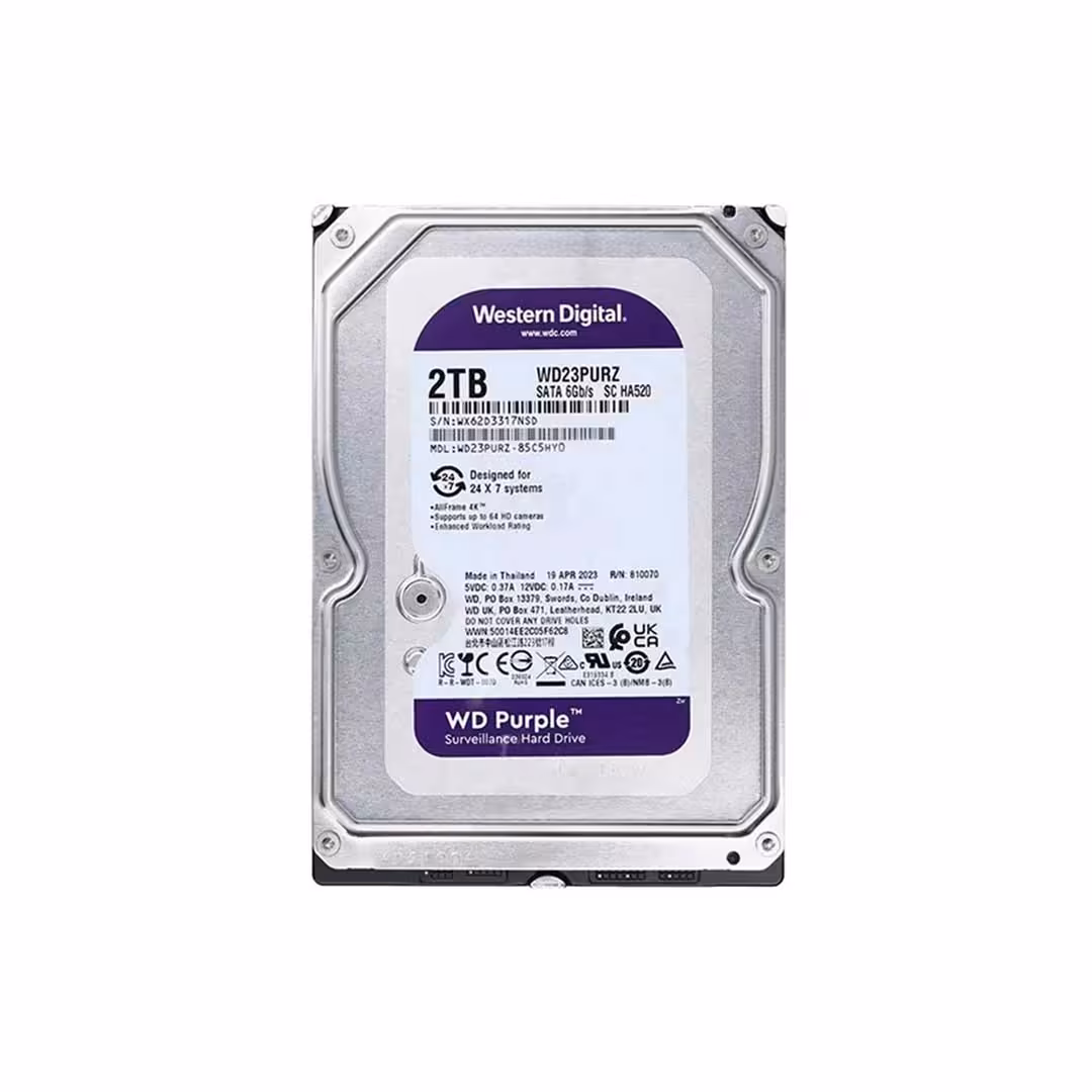 هارد اینترنال وسترن دیجیتال مدل Purple WD10PURZ با ظرفیت 1 ترابایت - بنفش