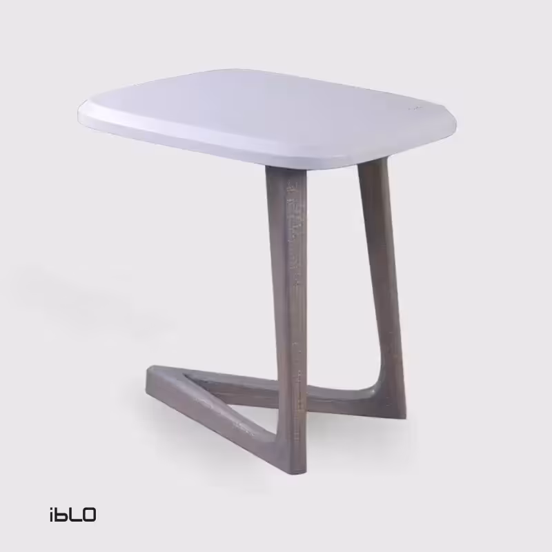 میز عسلی مدرن کولینز (پایه طوسی)