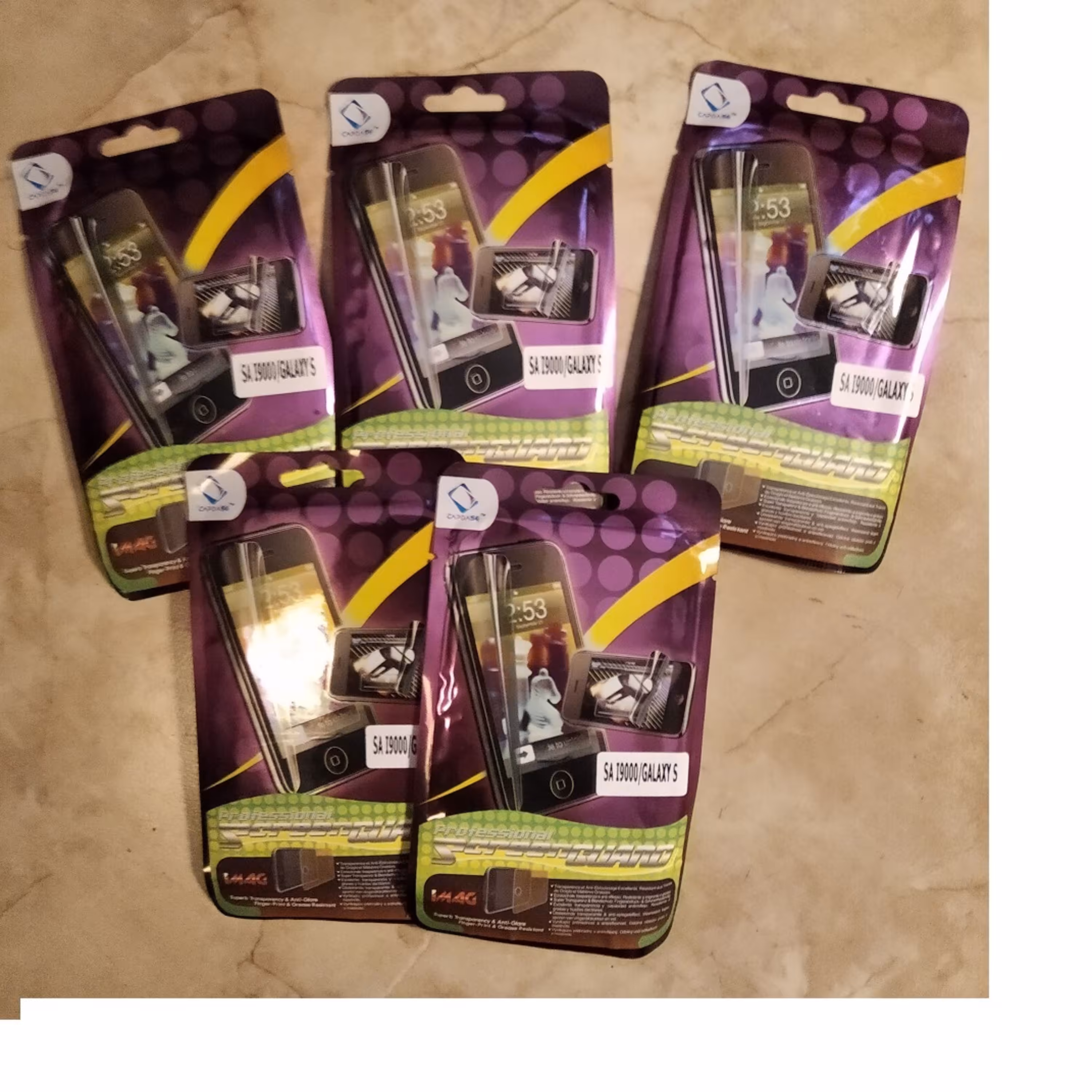 برچسب محافظ صفحه نمایش گوشی Samsung I9000 Galaxy S