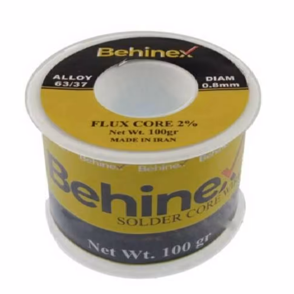 سیم لحیم  0.8 بهینکس 100 گرمی

