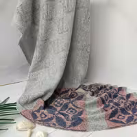 شال بافت طرحدار کد 4