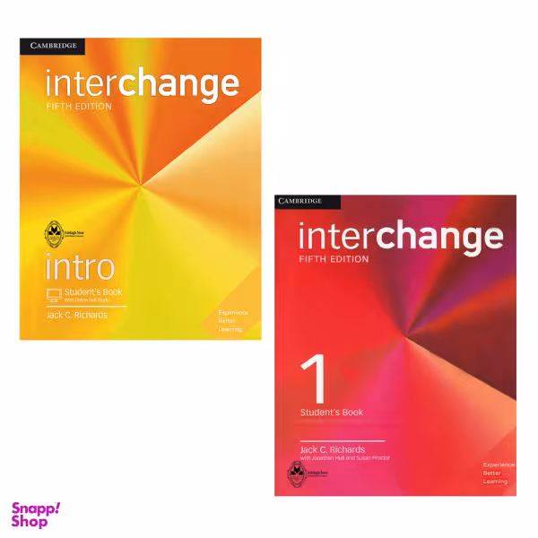 کتاب Interchange اثر جمعی از نویسندگان انتشارات اشتیاق نور 2 جلدی
