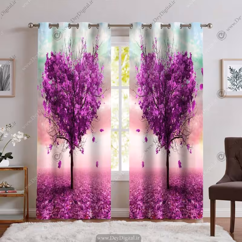 پرده درخت قلبی شکوفه PK-2881