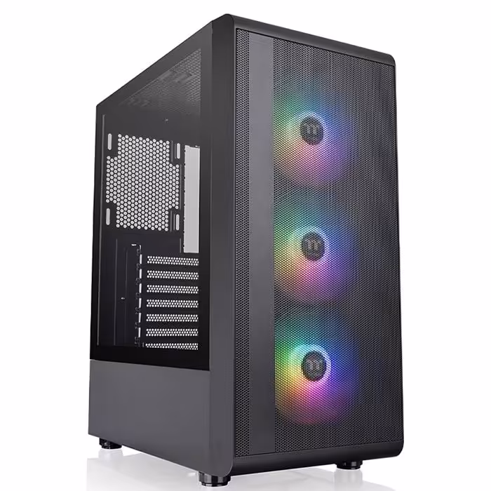 کیس ترمالتیک مشکی مدل S200 Mesh ARGB Mid Tower
