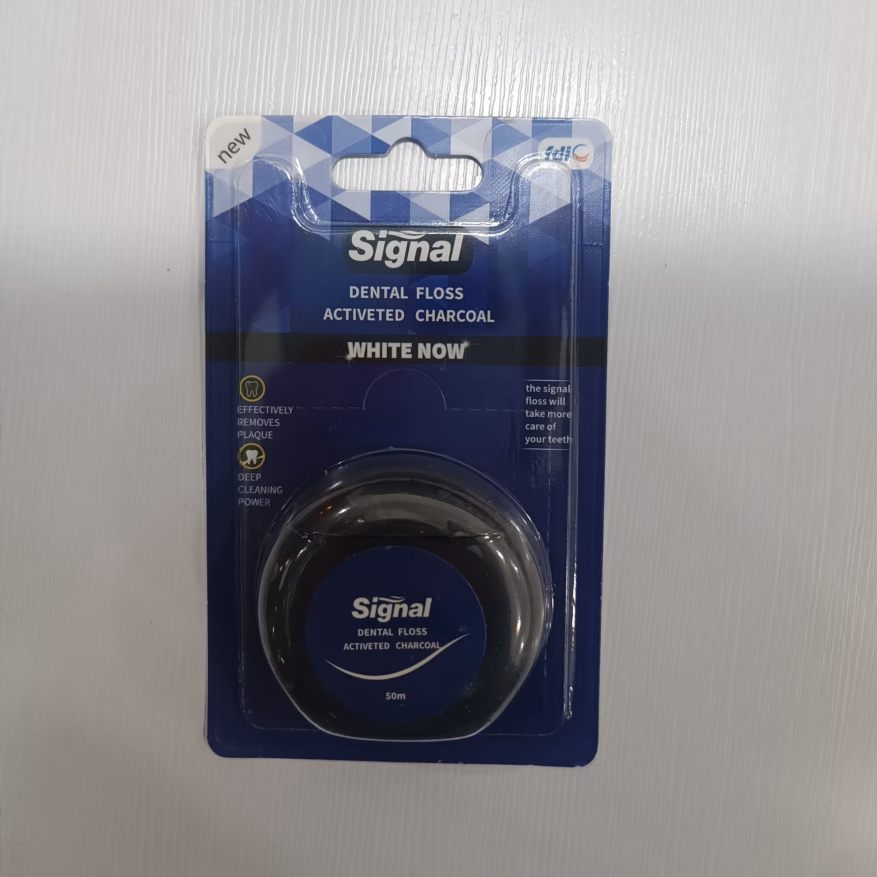 نخ دندان white now سیگنال حاوی کربن فعال 50 متری