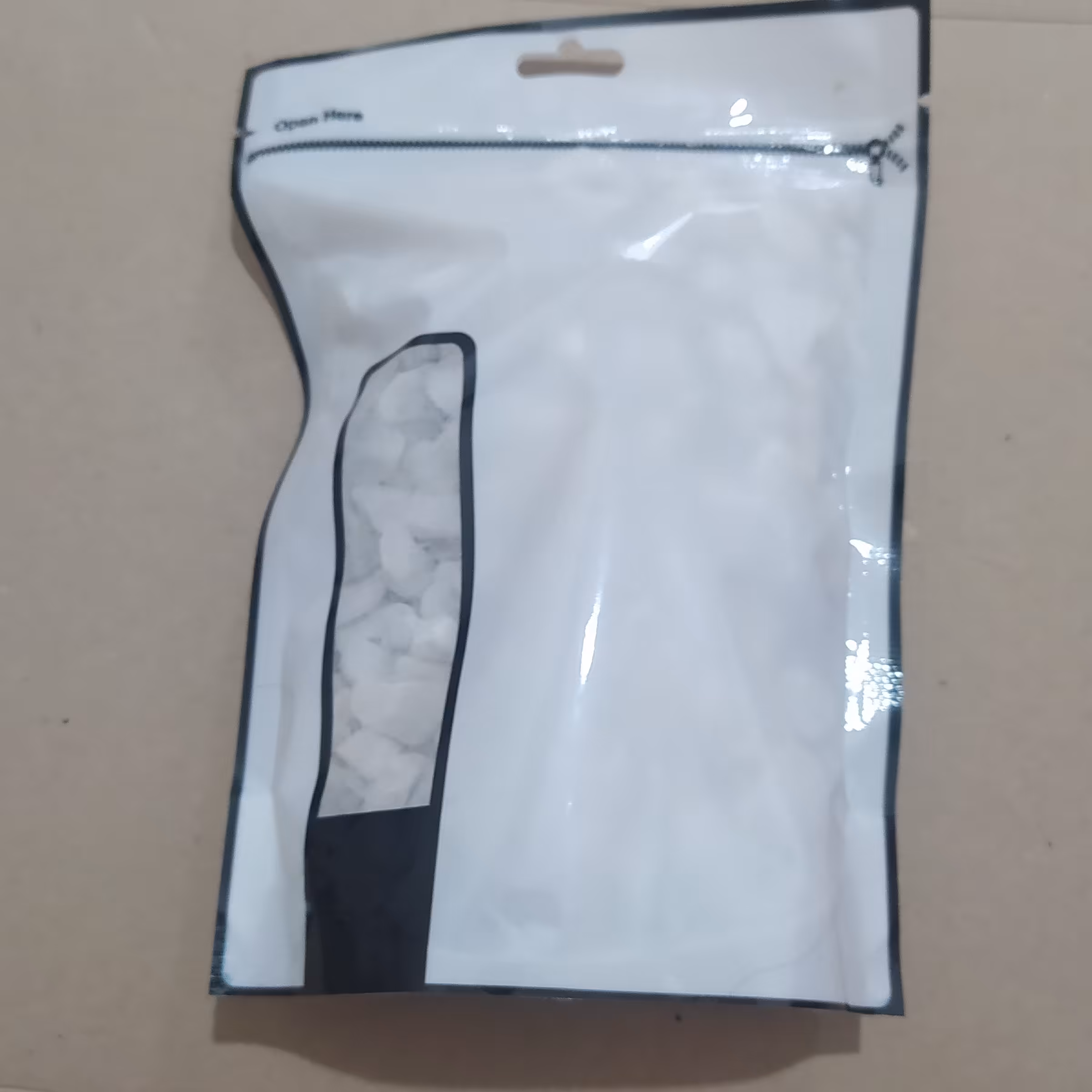 سنگ ریزه درشت  سفید 800 گرمی