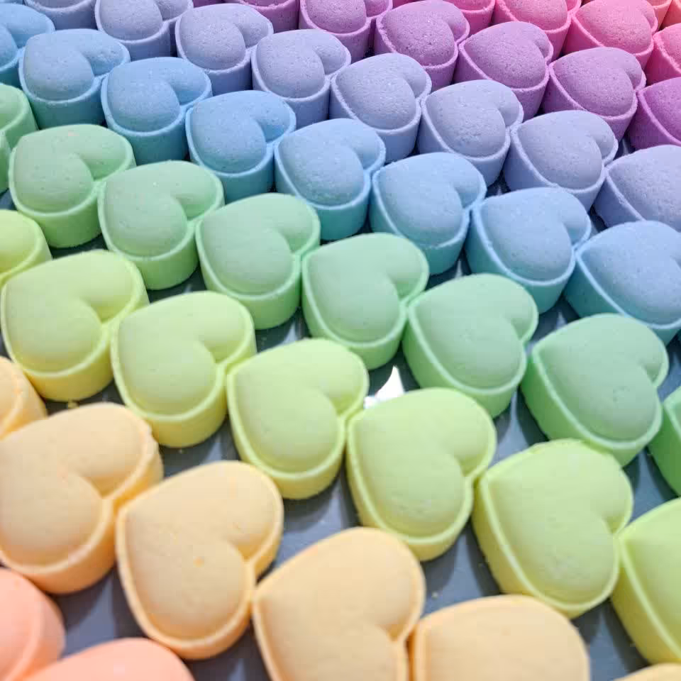 بسته 10 عددی کوکتل مانیکور طرح قلب ساده 20 گرمی