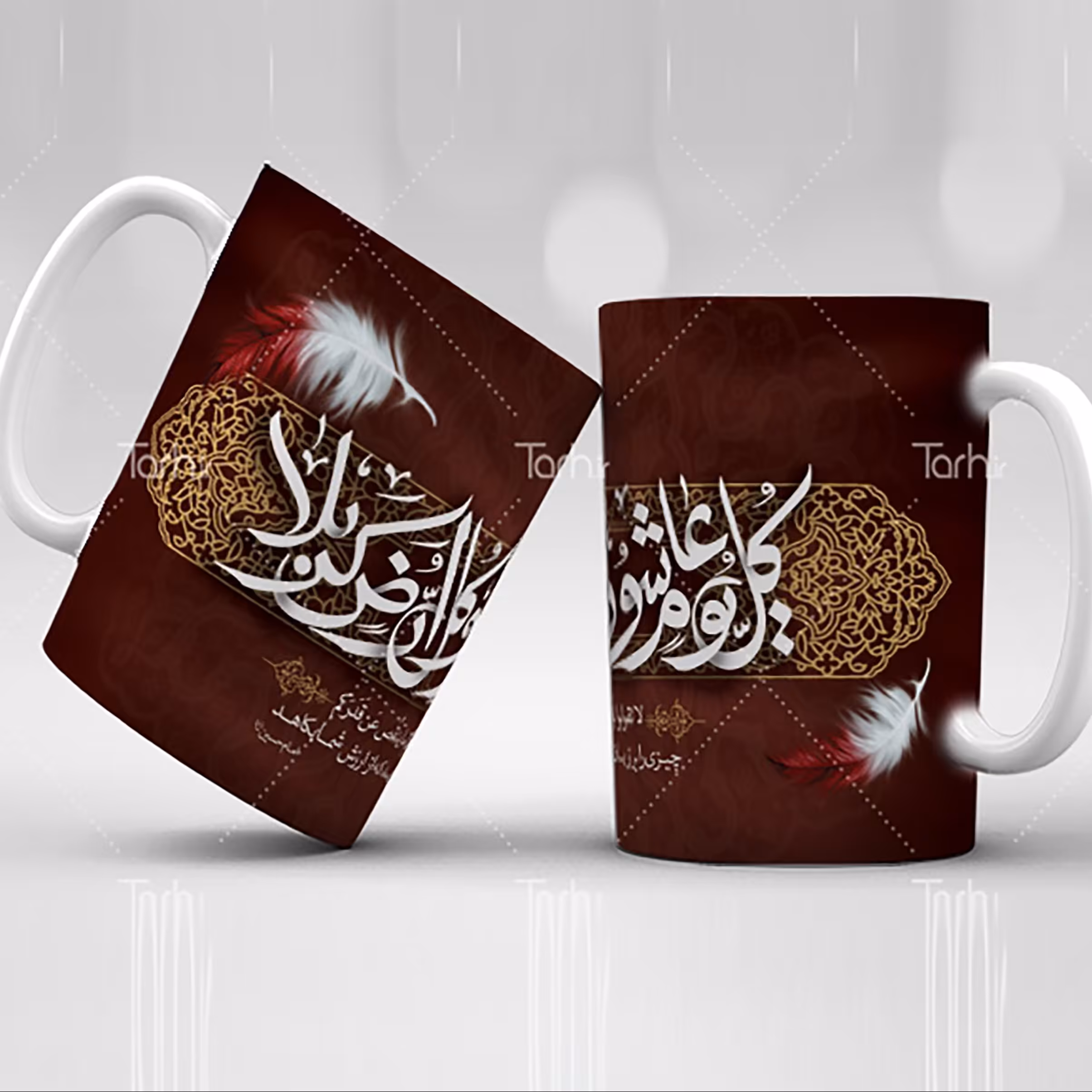 ماگ طرح نام  امام حسین (ع) و موضوعات مرتبط همرا ه با ارسال رایگان 03