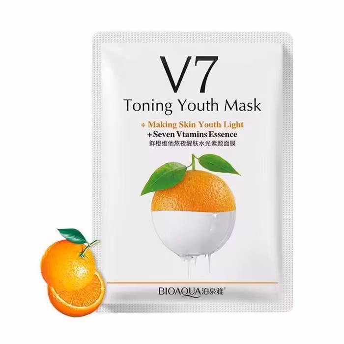 ماسک صورت ورقه ای روشن کننده ی پرتقال بیوآکوآ
