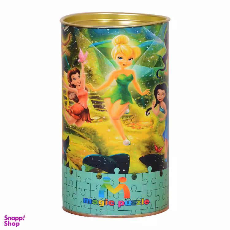 پازل 100 تکه کودک طرح تینکربل کد 108