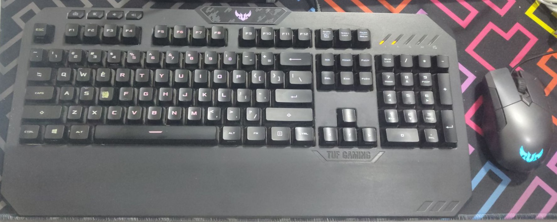 کیبورد و موس گیمینگ ASUS مدل TUF Gaming Combo (دست دوم)