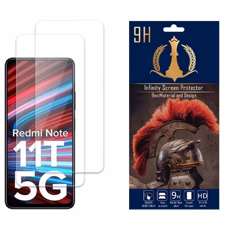 محافظ صفحه نمایش اینفینیتی مناسب برای شیائومی Redmi Note 11T 5G بسته دو عددی