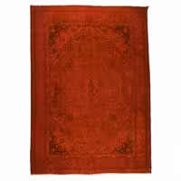 فرش دستبافت رنگ شده نه متری مدل وینتج کد 1405155(فروش چکی 6 ماهه با کد تخفیف farshgereh)