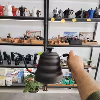 قوری کتل ترمومتردار تفلون مشکی اورجینال