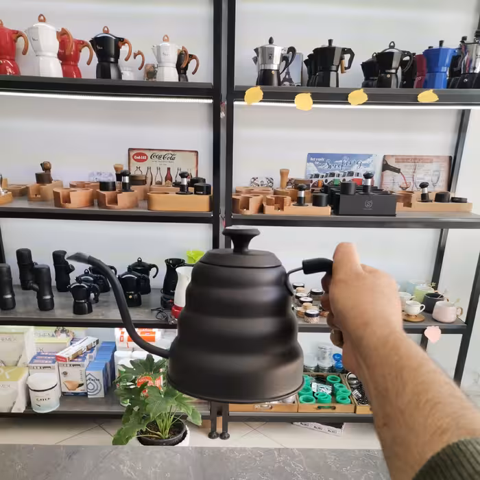 قوری کتل ترمومتردار تفلون مشکی اورجینال