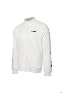ژاکت ورزشی سفید مردانه 921133 9003 Falconzo zip hummel
