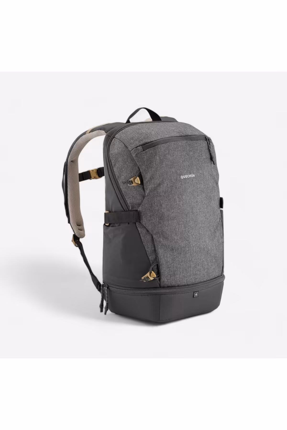 کوله پشتی مشکی مردانه و زنانه عایق حرارتی در فضای باز 20 لیتر خاکستری NH 500 Decathlon