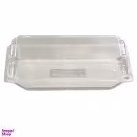 ظرف یکبار مصرف طرح لانچ باکس بسته 250 عددی بی رنگ شفاف