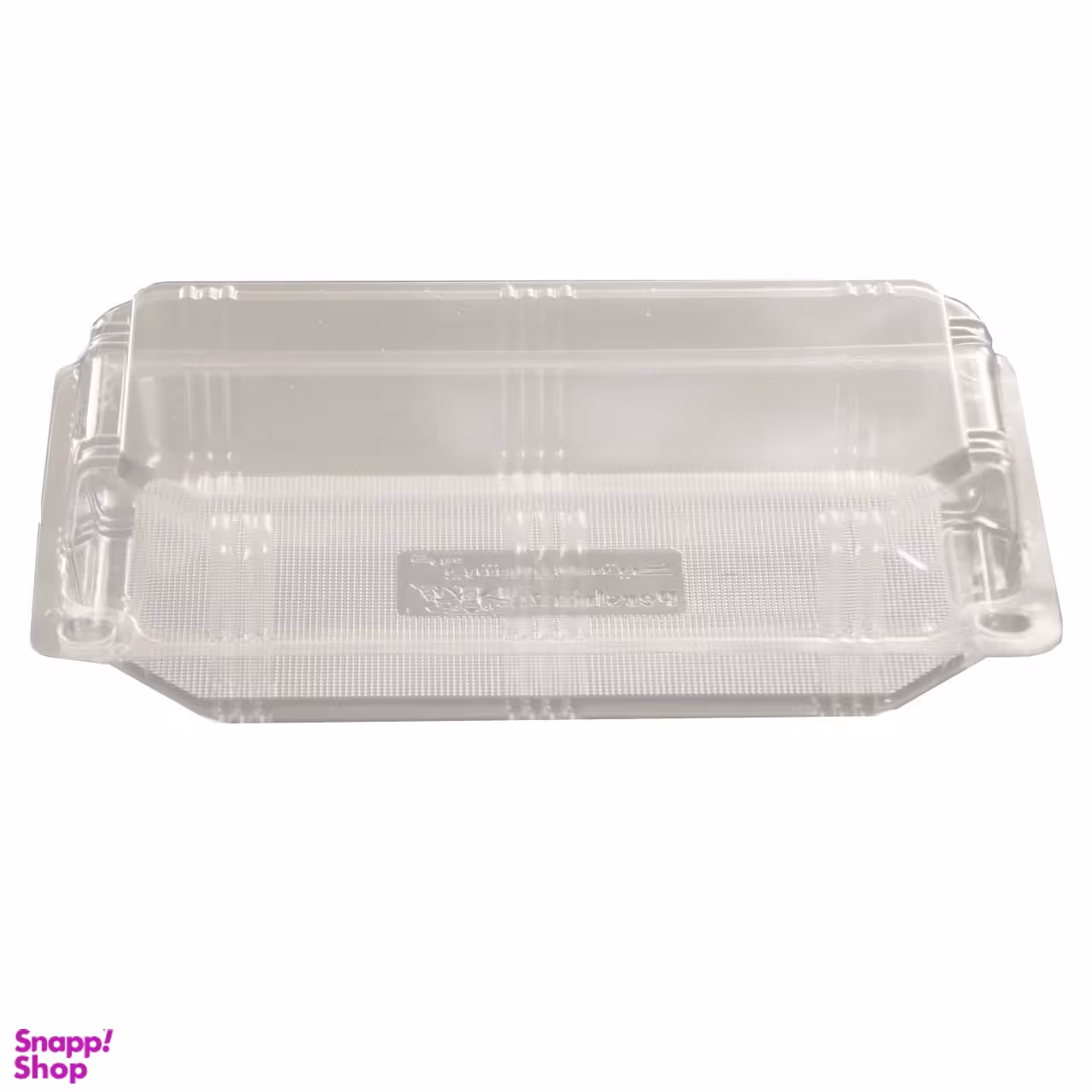 ظرف یکبار مصرف طرح لانچ باکس بسته 250 عددی بی رنگ شفاف