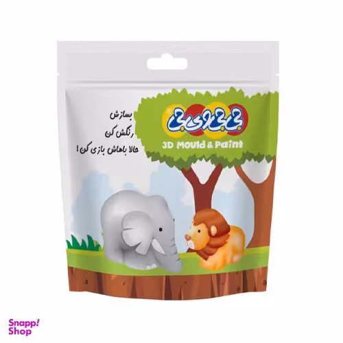 کاردستی جی جی وی جی (Jijiviji) مدل شیر و فیل