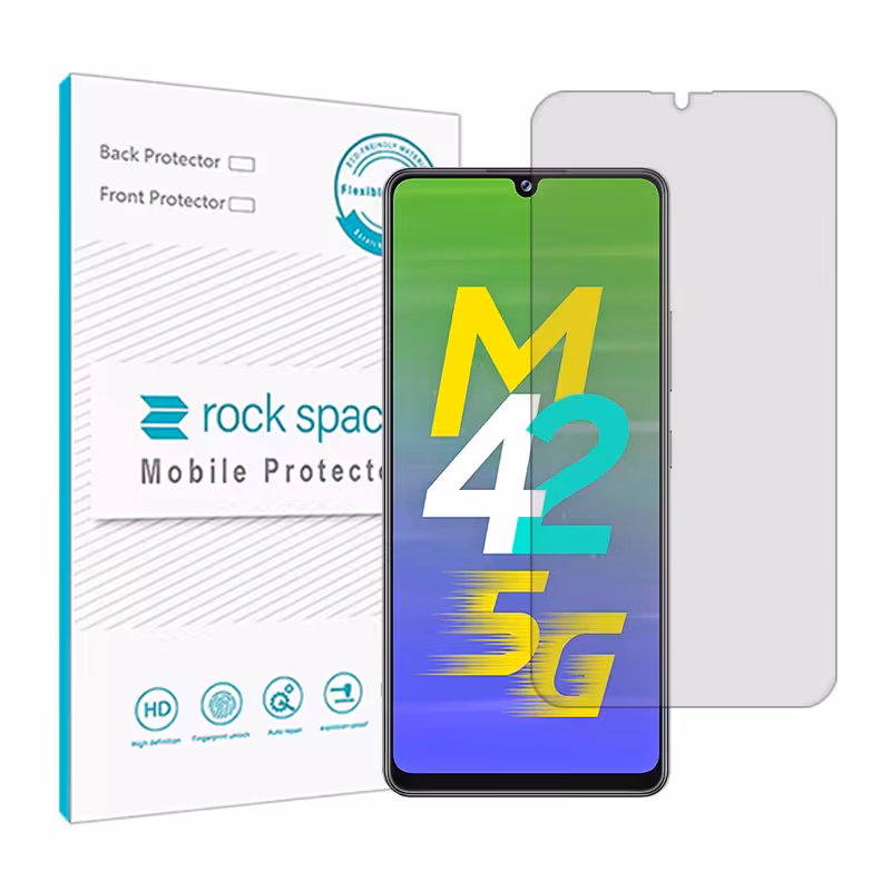 گلس سامسونگ M42 5G مدل نانو هیدروژل شفاف برند راک اسپیس کد S