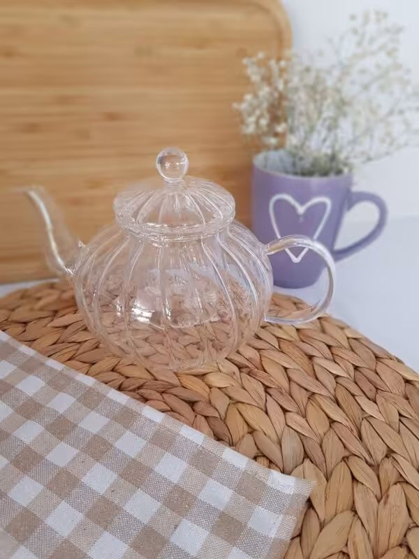 قوری پیرکس چیندار در دو سایز