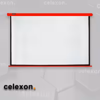 پرده نمایش قرمز برقی سلکسون مدل CS300AR