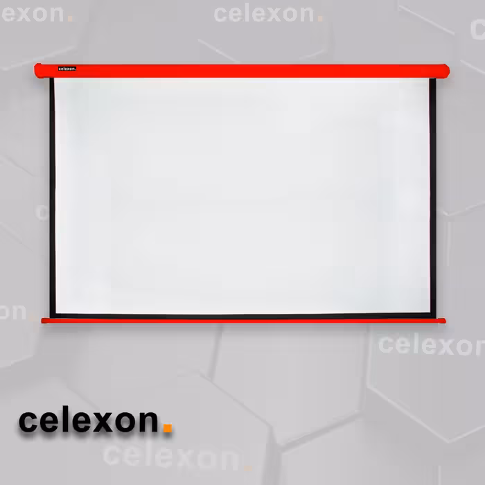 پرده نمایش قرمز برقی سلکسون مدل CS300AR