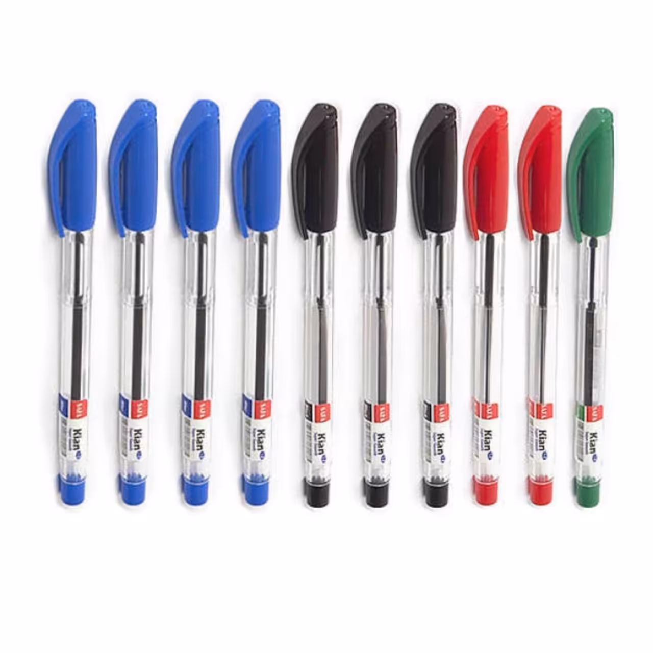 خودکار کیان بسته 10 عددی (1سبز-2قرمز-3مشکی-4آبی)