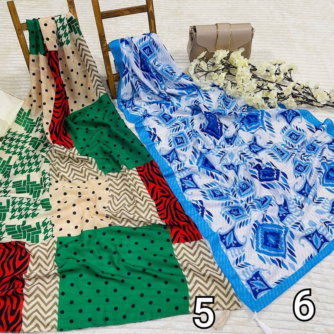 شال نخ تابستونی