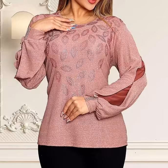 بلوز لمه مجلسی مناسب سایز 38 تا50قدکار 68کار وارداتی وکیفیت عالی