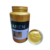 رنگ اکریلیک دکوراتیو صدفی طلایی تیره 1 کیلویی کارن