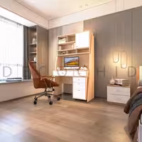 میز تحریر و کتابخانه شباهنگ