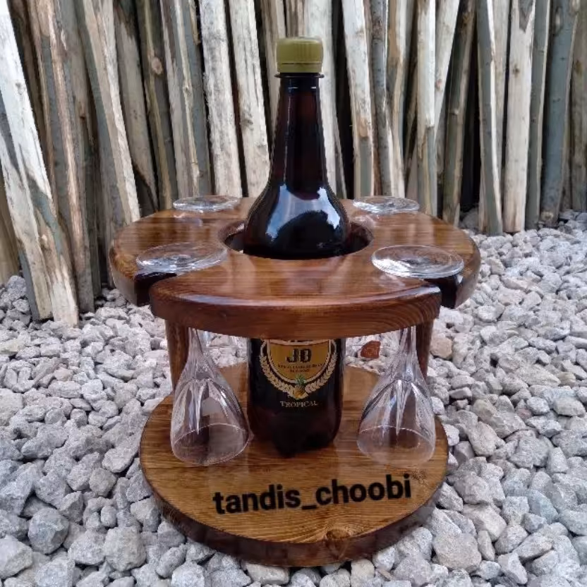 استند گیلاس خوری و بطری